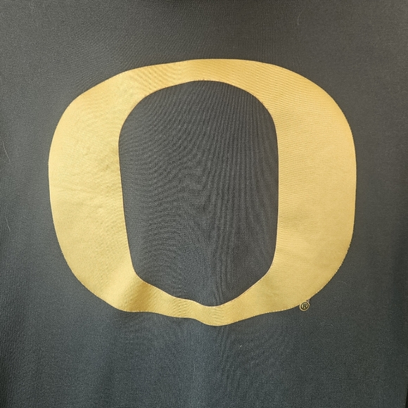 Oregon‎ Ducks Nike Hoodie Mens Therma Fit Size Medium Green Yelllow Sweatshirt - Picture 2 of 9